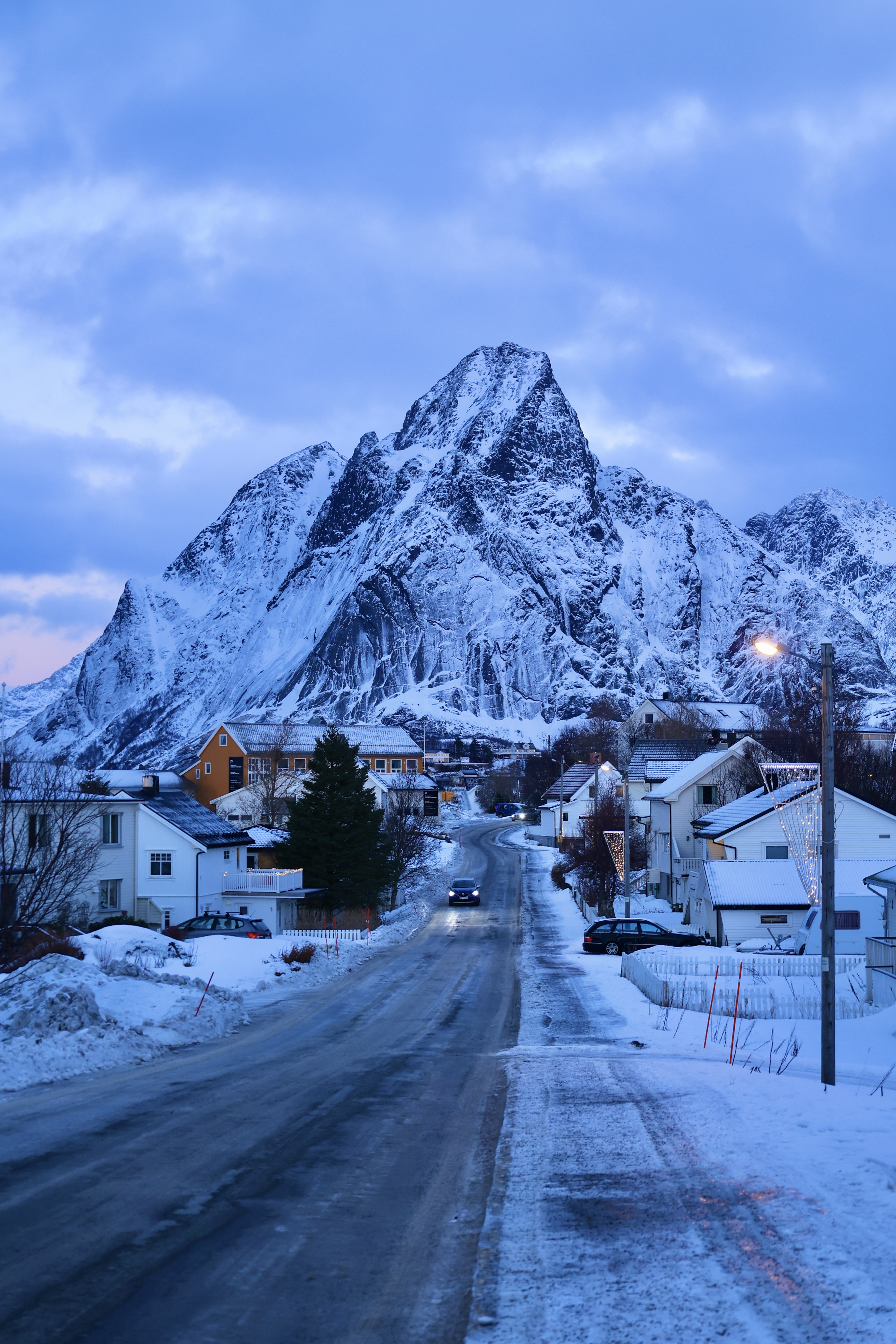 Scenic view in Reine